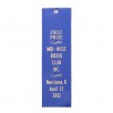 No. 121 (2-1/2″ x 8″)